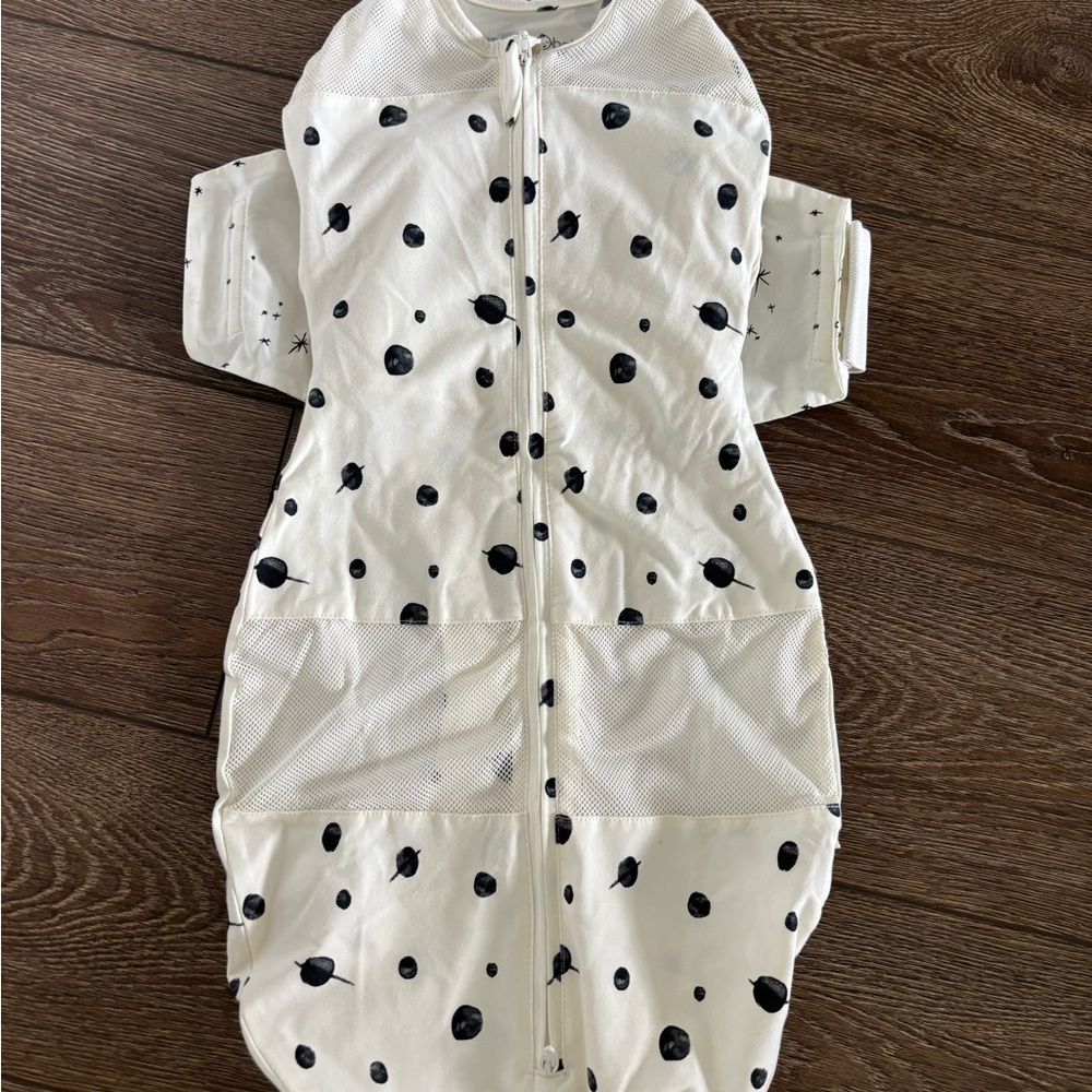 Classic Black and White Sleep Sacks with Polka Dots